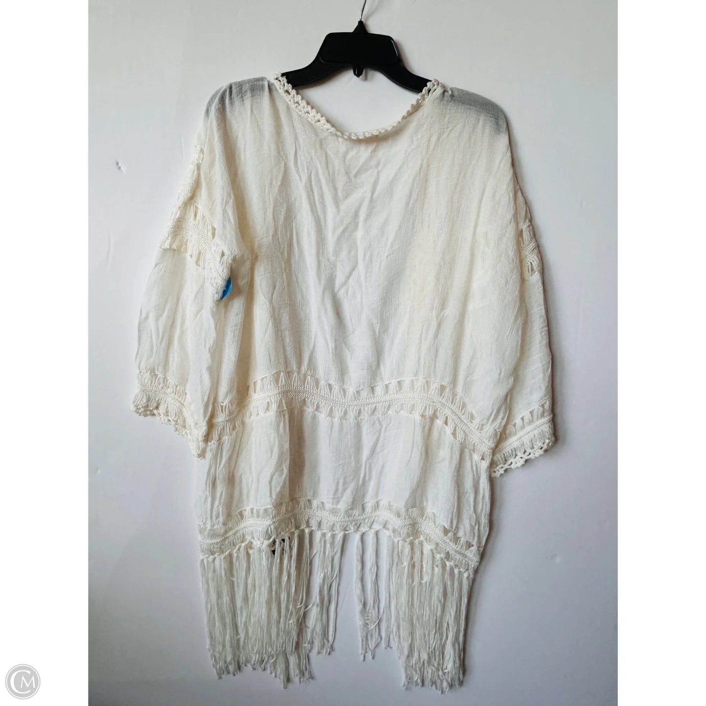 Cardigan By Do Everything In Love In Cream, Size: S