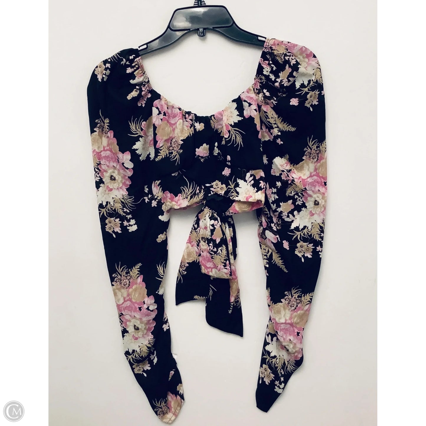 Top Long Sleeve By Clothes Mentor In Floral Print, Size: M