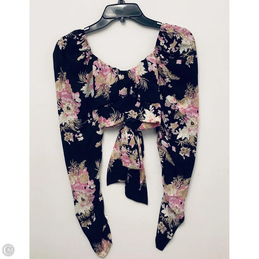 Top Long Sleeve By Clothes Mentor In Floral Print, Size: M