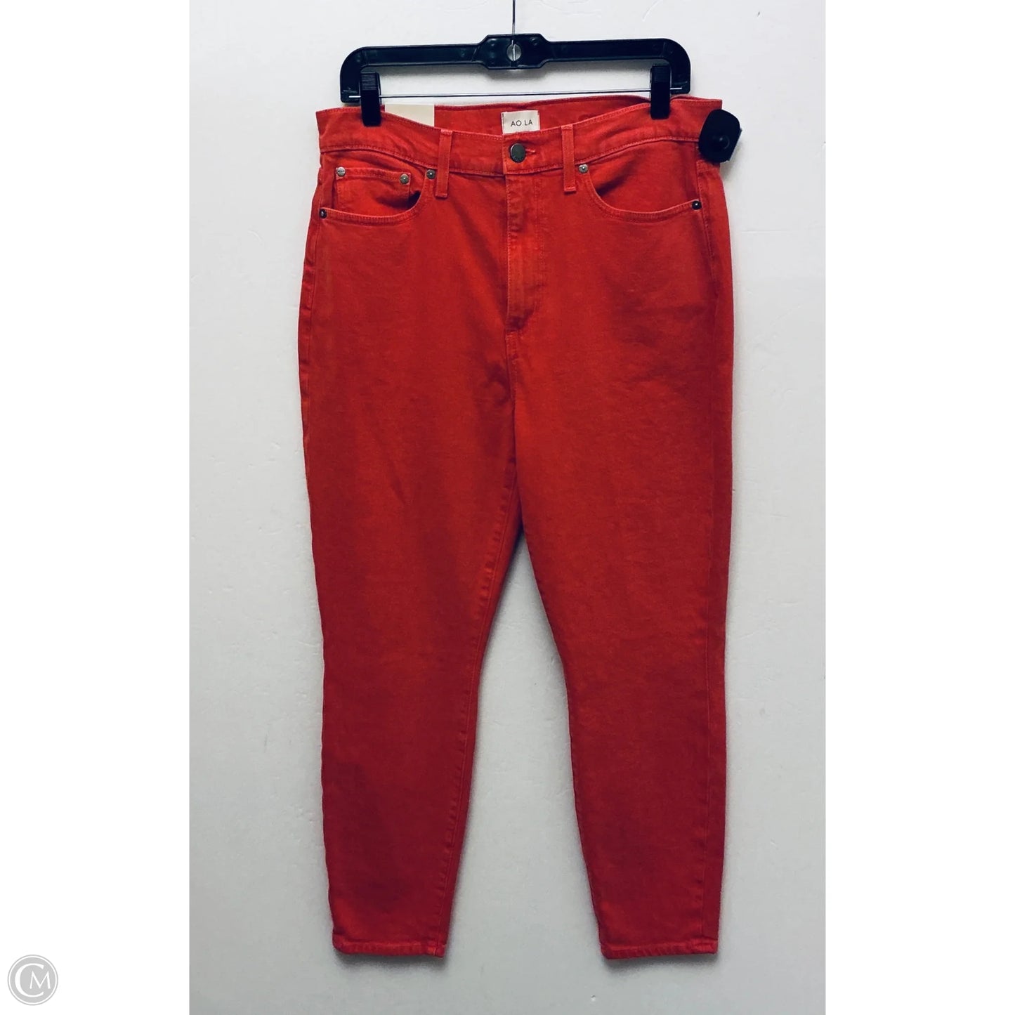 Jeans Boyfriend By Clothes Mentor In Red, Size: 14