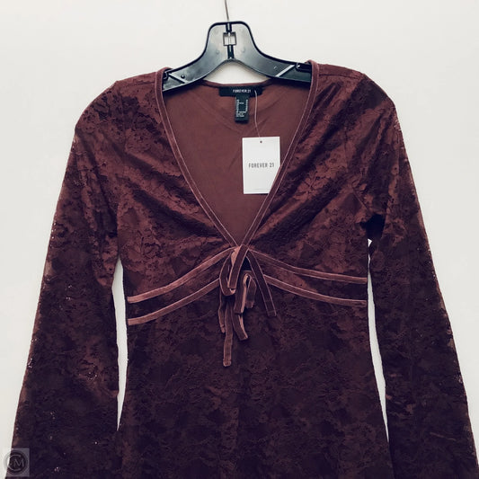 Dress Casual Short By Forever 21 In Purple, Size: M