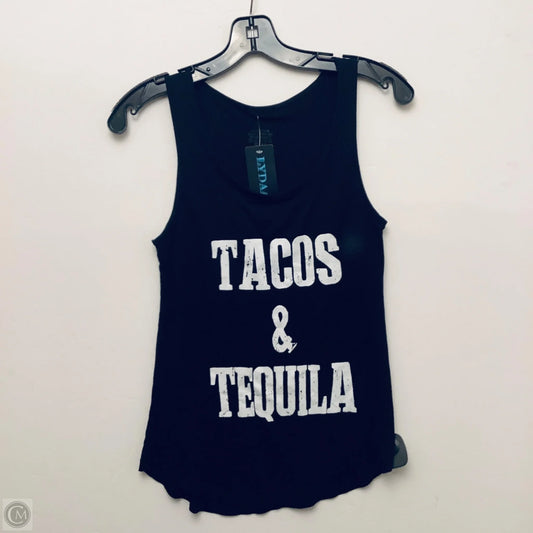 Top Sleeveless By Clothes Mentor In Black, Size: S