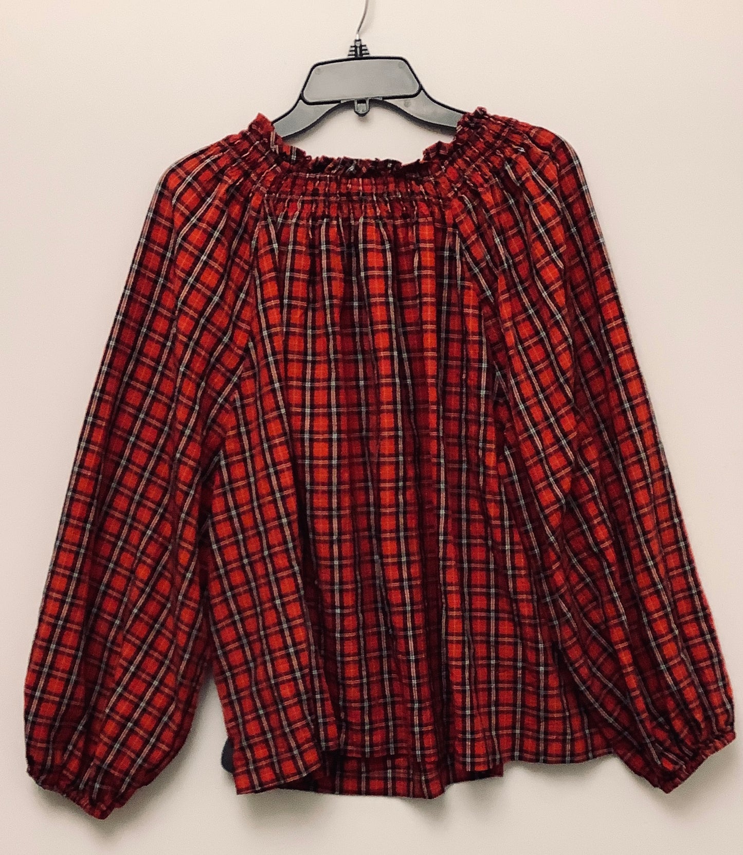 Top Long Sleeve By Old Navy In Red, Size: 3x