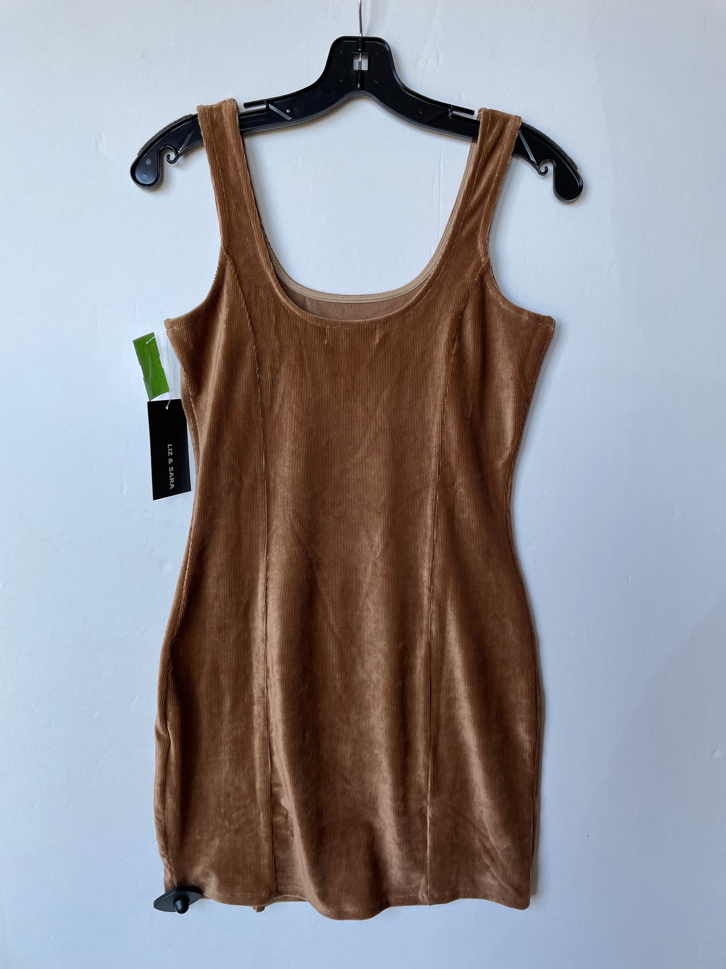 Dress Casual Midi By Clothes Mentor In Brown, Size: L