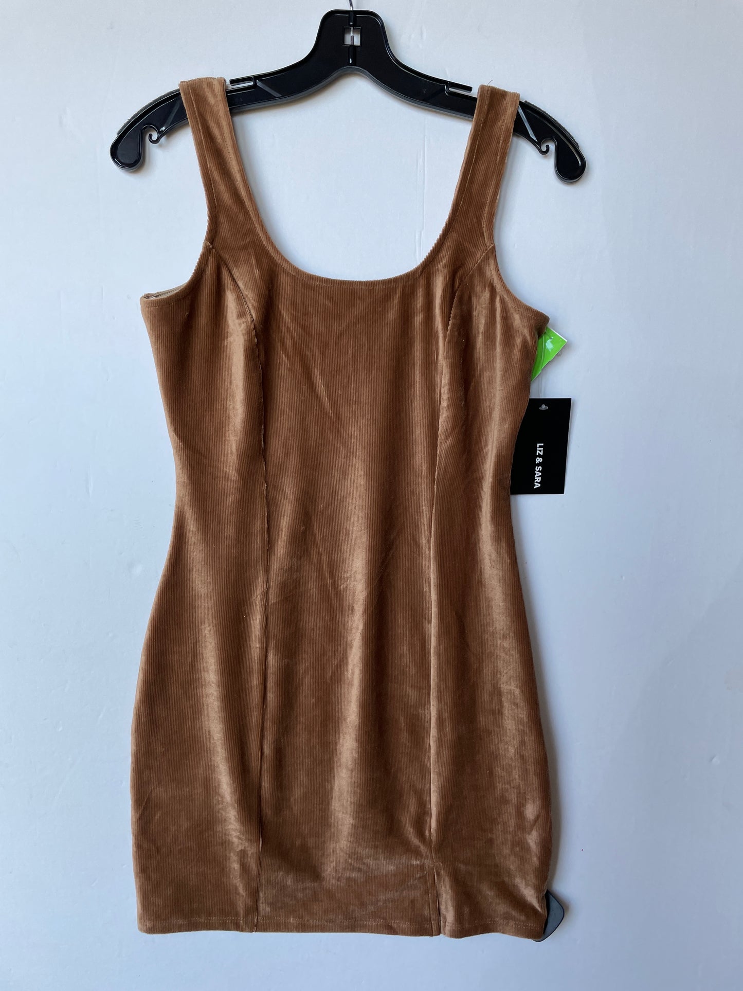 Dress Casual Midi By Clothes Mentor In Brown, Size: L