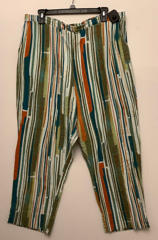 Pants Lounge By Peck And Peck In Multi-colored, Size: 16