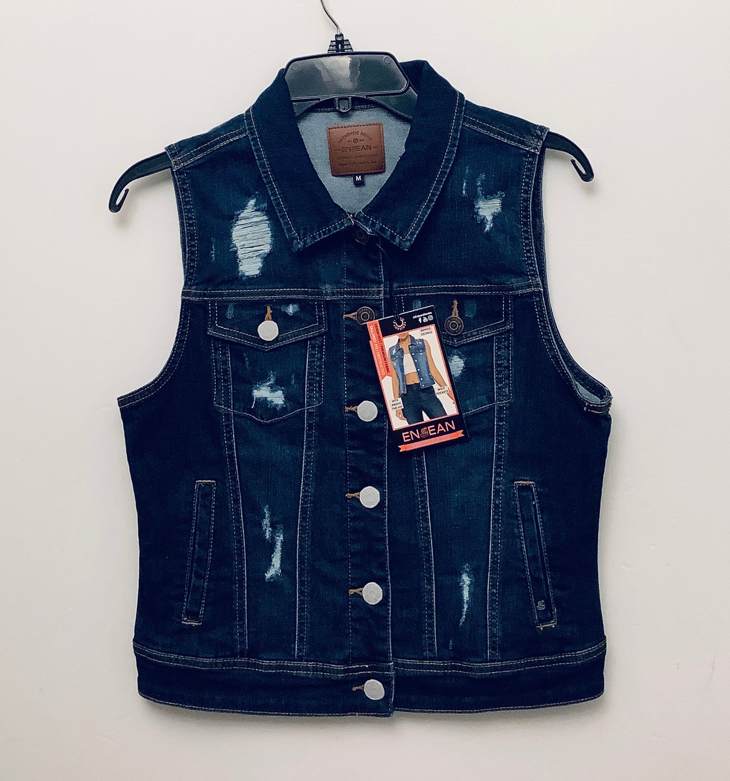 Vest Other By Clothes Mentor In Navy, Size: M