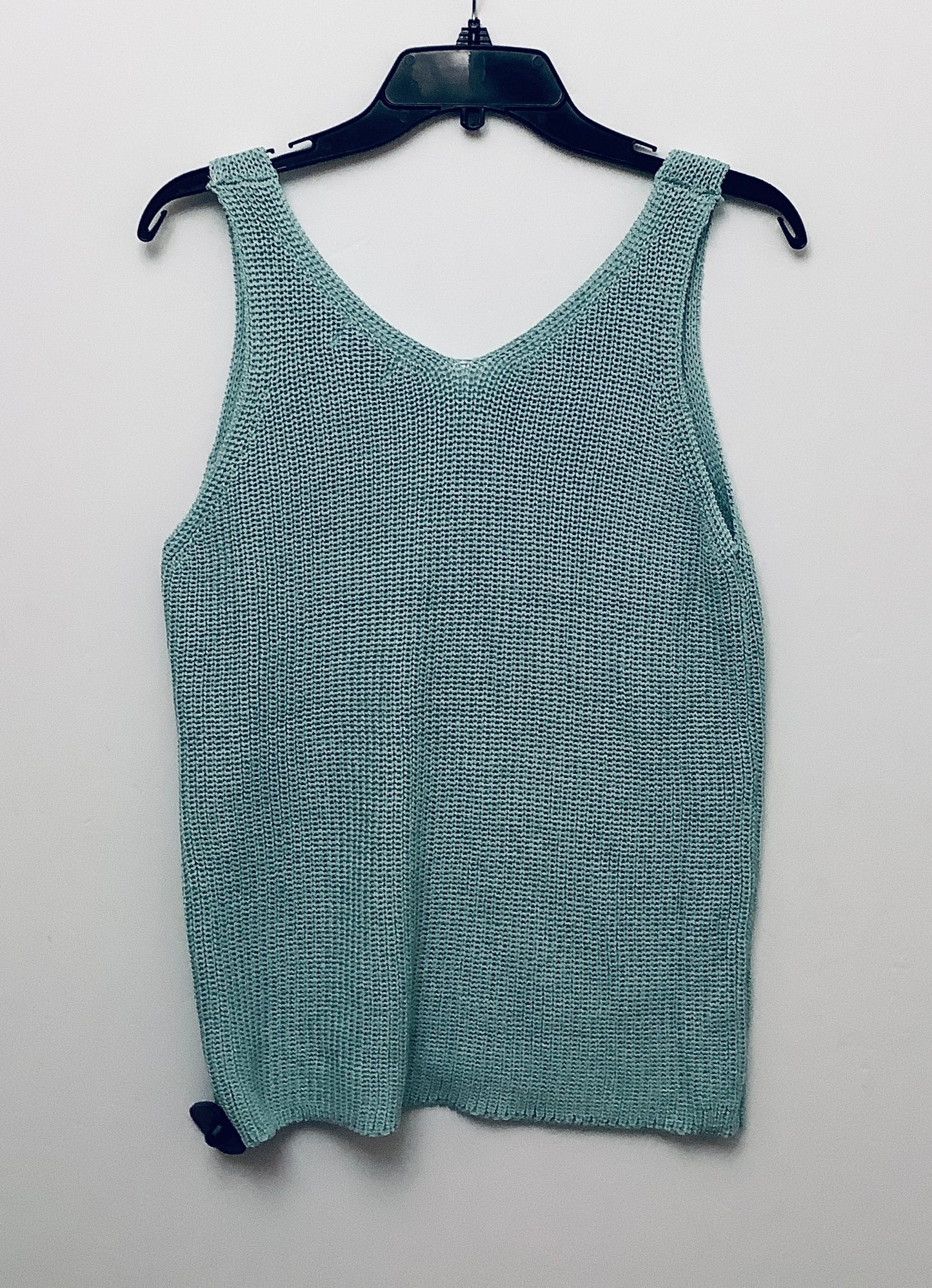 Top Sleeveless By Fate In Green, Size: M