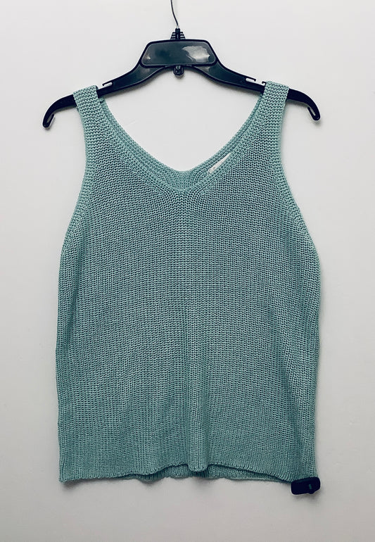 Top Sleeveless By Fate In Green, Size: M