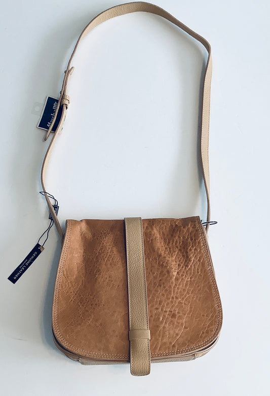 Crossbody Leather By Clothes Mentor, Size: Medium