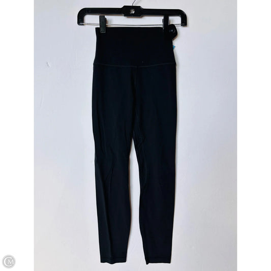 Athletic Leggings By Lululemon In Black, Size: Xs