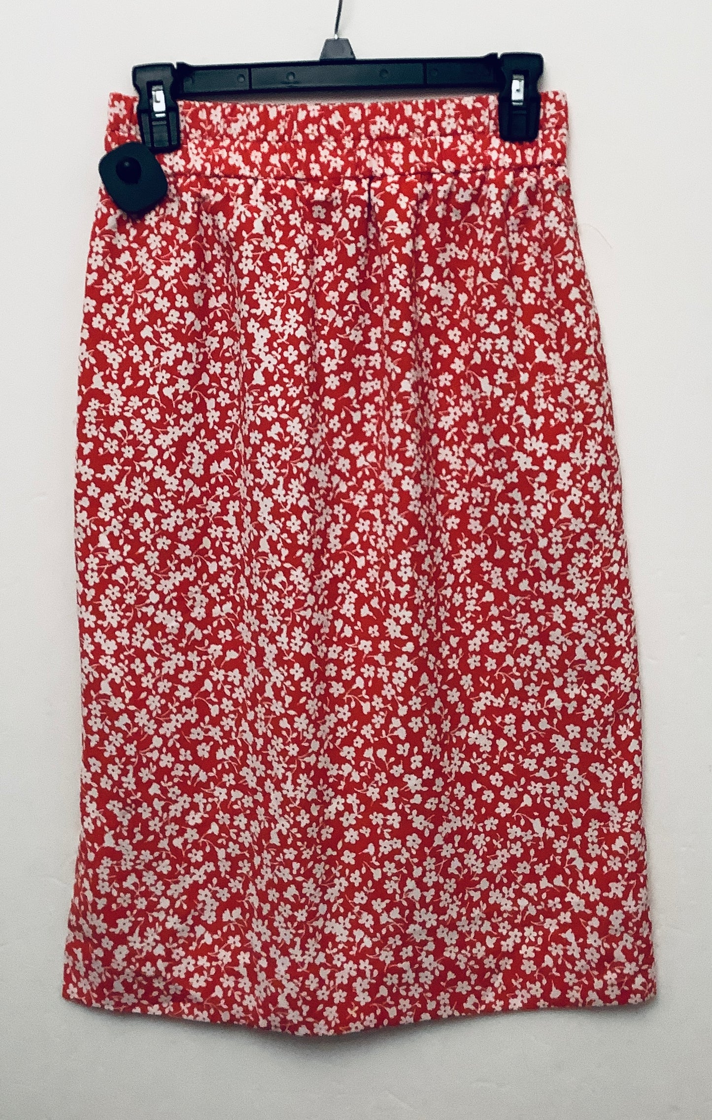 Skirt Midi By J. Crew In Pink & White, Size: Xxs