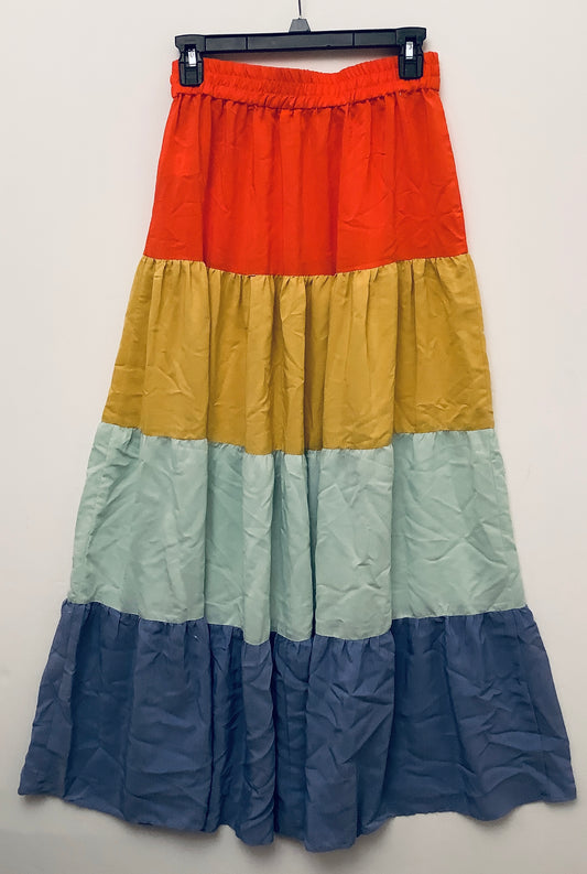 Skirt Maxi By Ee Some In Multi-colored, Size: S