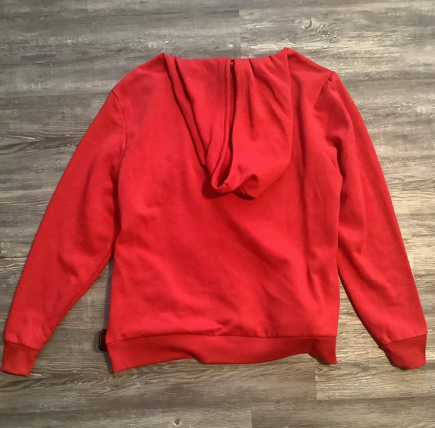 Sweatshirt Hoodie By Clothes Mentor In Red, Size: L