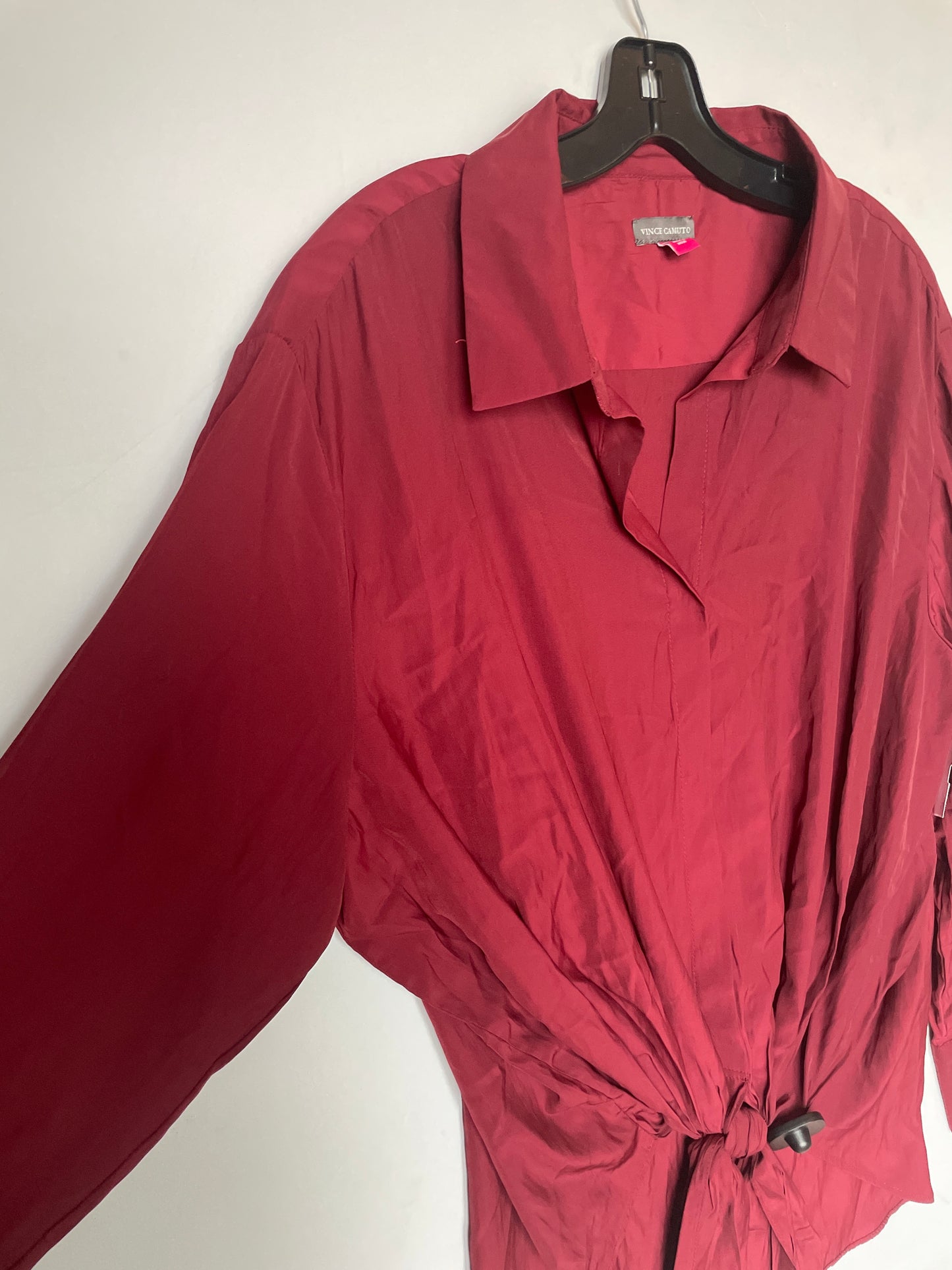 Red Top Long Sleeve Vince Camuto, Size Xxl