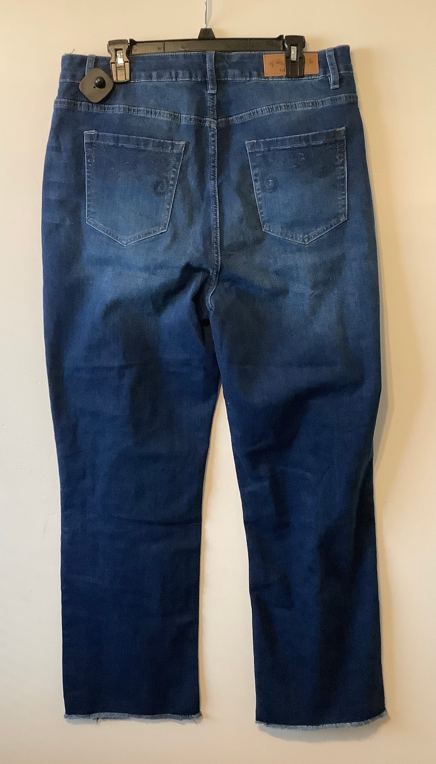 Jeans Flared By Suzanne Betro In Blue, Size: 16