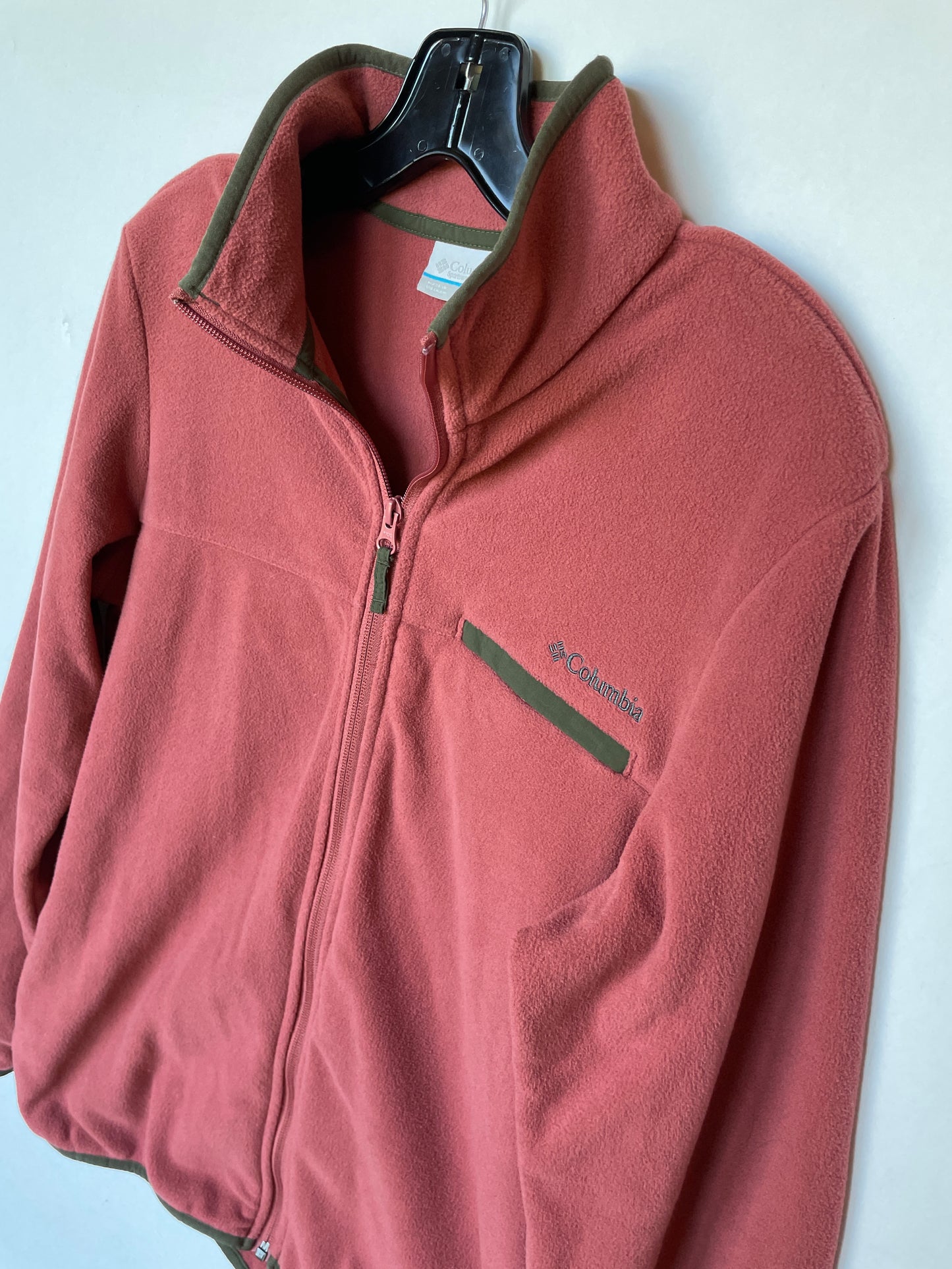 Jacket Fleece By Columbia In Pink, Size: L