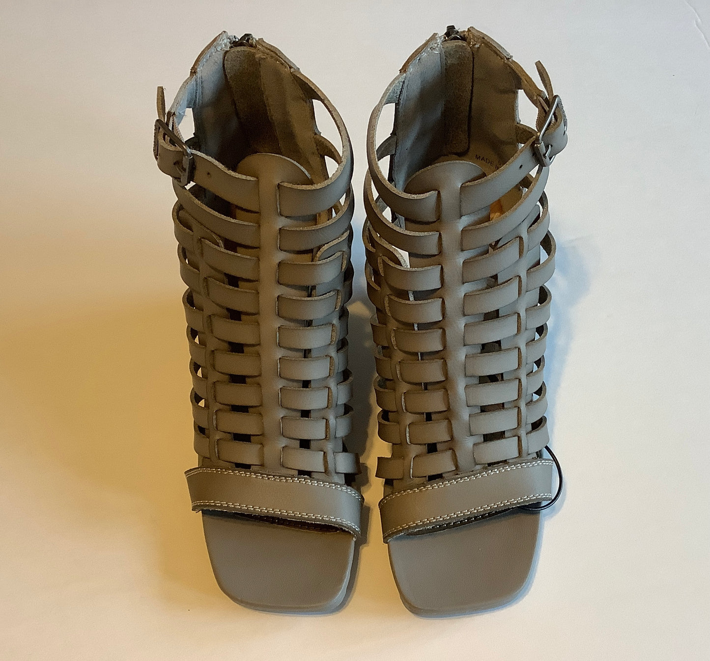 Sandals Heels Wedge By Blowfish In Grey, Size: 6