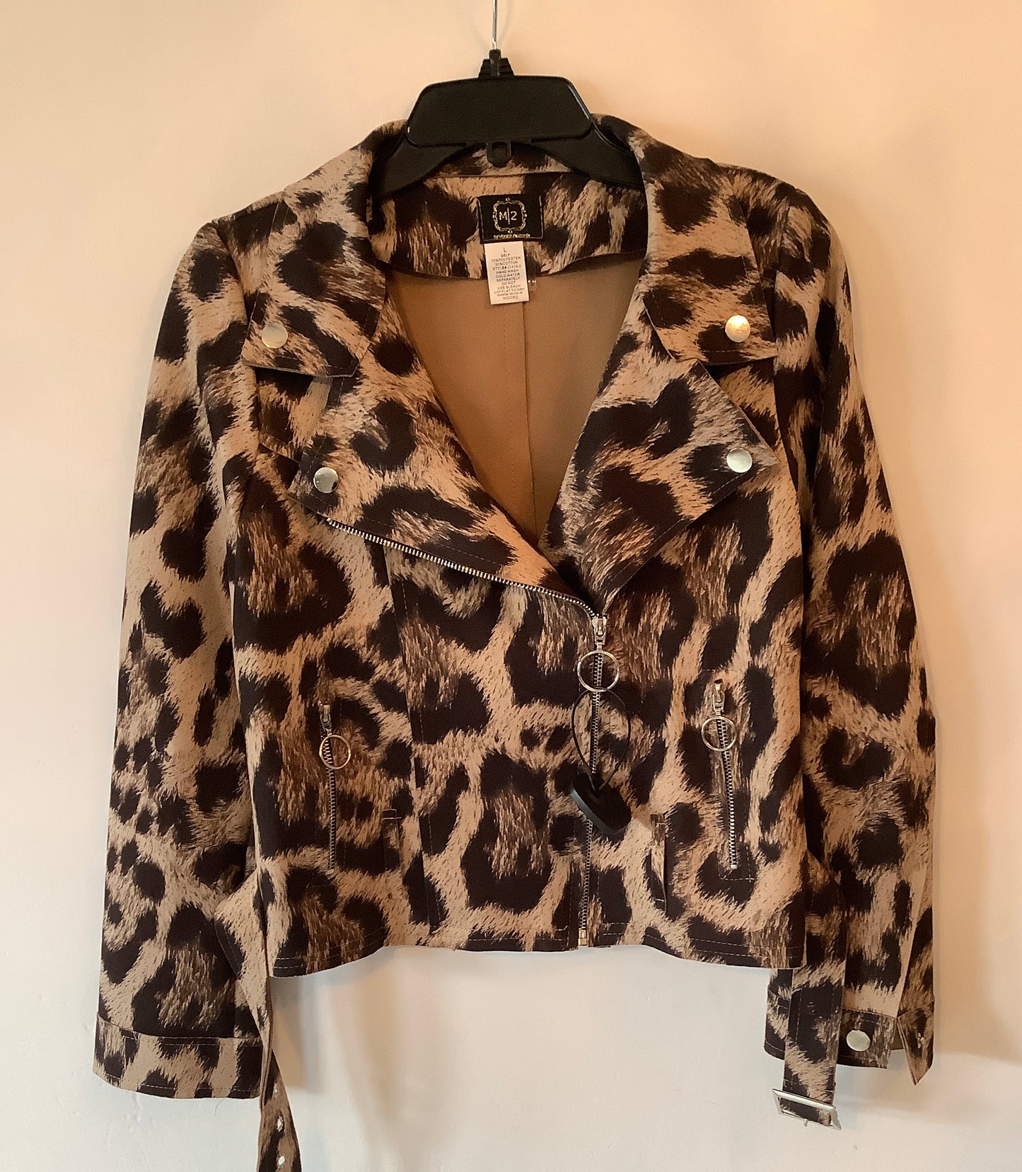 Jacket Other By Cme In Animal Print, Size: L