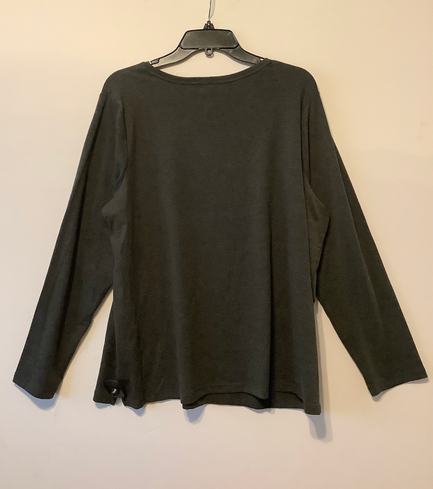 Top Long Sleeve By Lauren By Ralph Lauren In Grey, Size: 2x