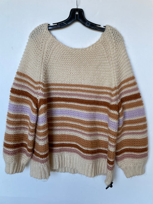 Sweater By Cmf In Striped Pattern, Size: L