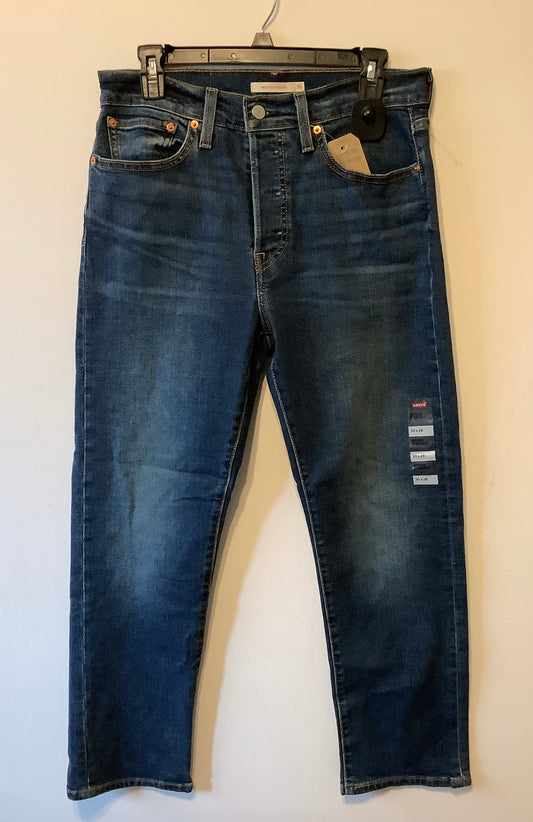 Jeans Straight By Levis In Blue, Size: 8