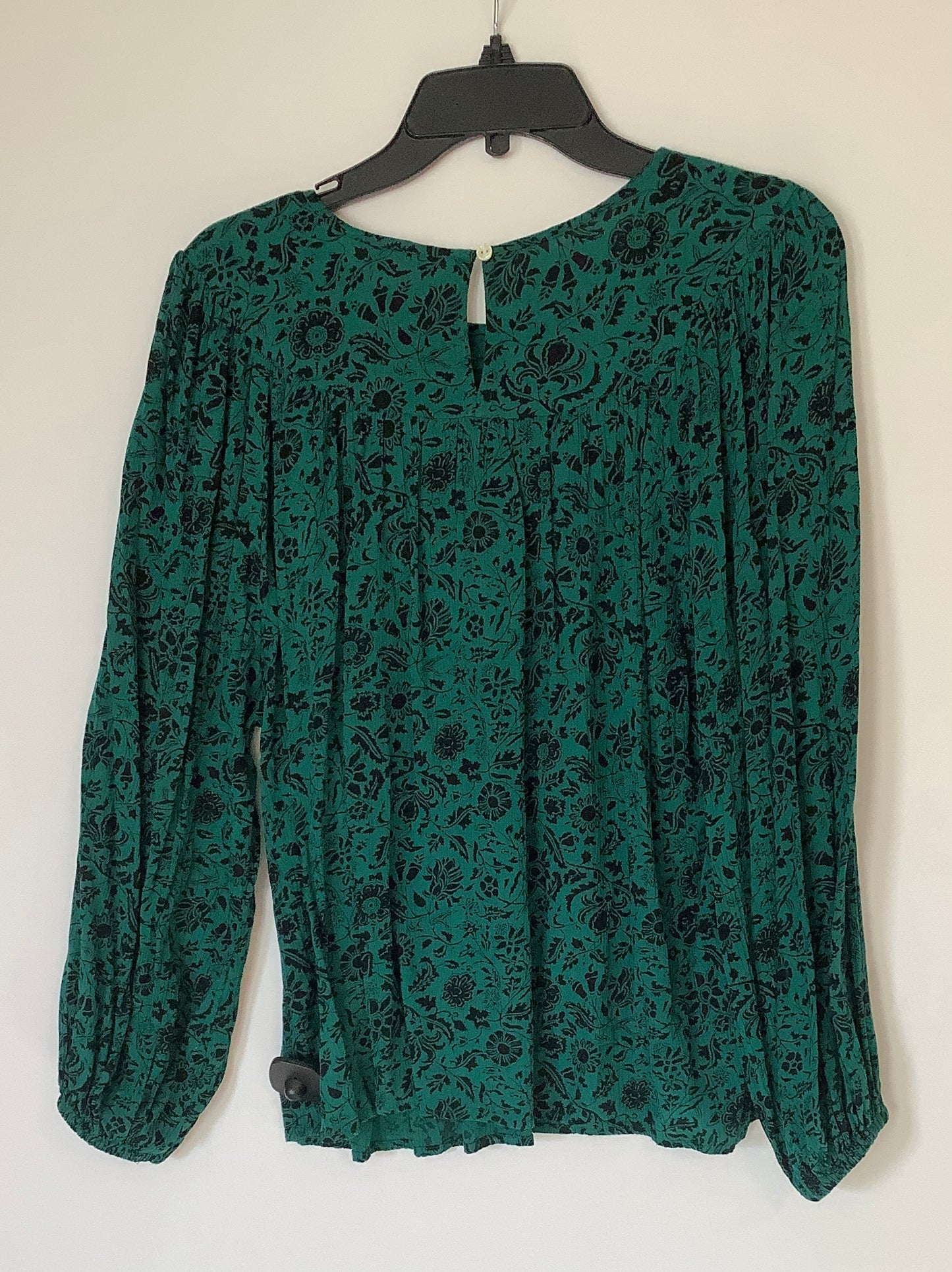 Top Long Sleeve By Knox Rose In Green, Size: Xl