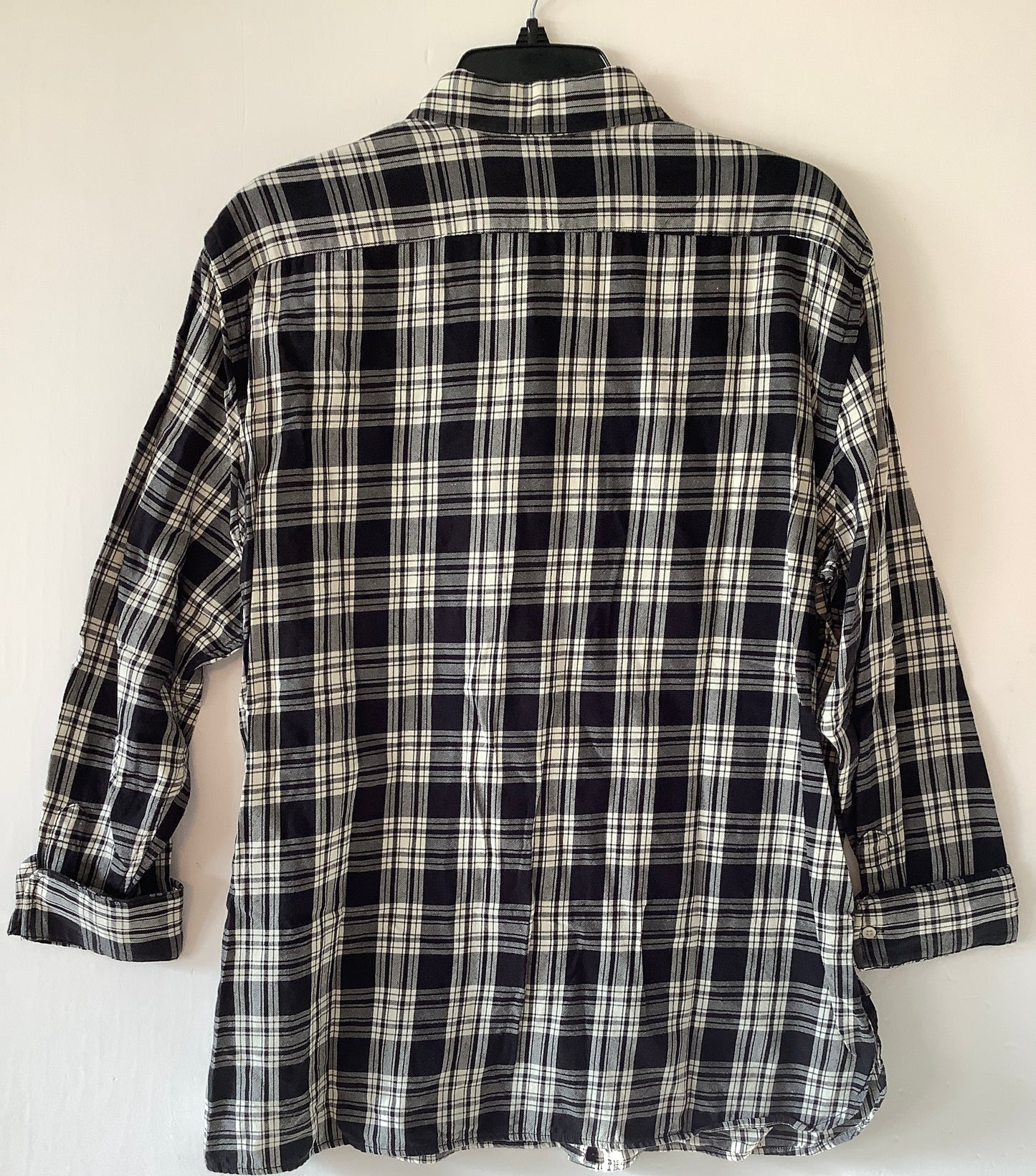 Top Long Sleeve By Lauren By Ralph Lauren In Plaid Pattern, Size: Xl