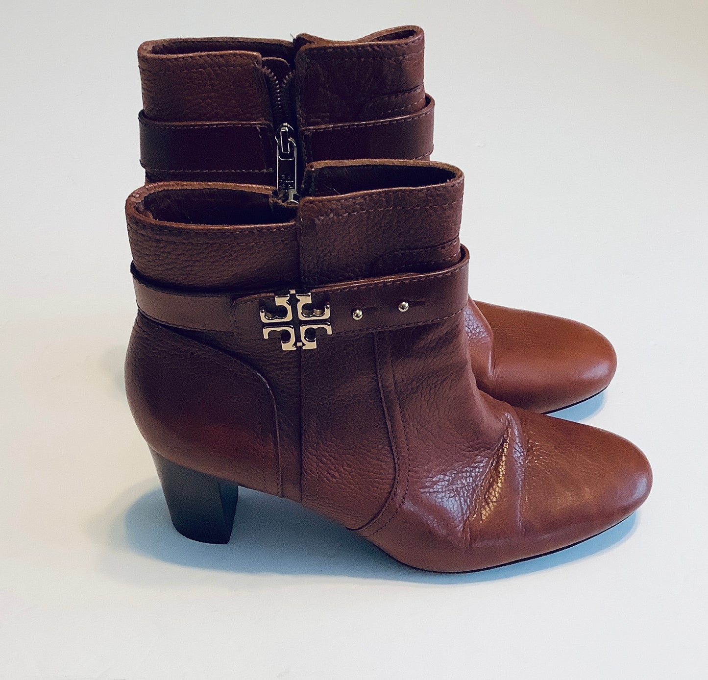 Boots Designer By Tory Burch In Brown, Size: 11