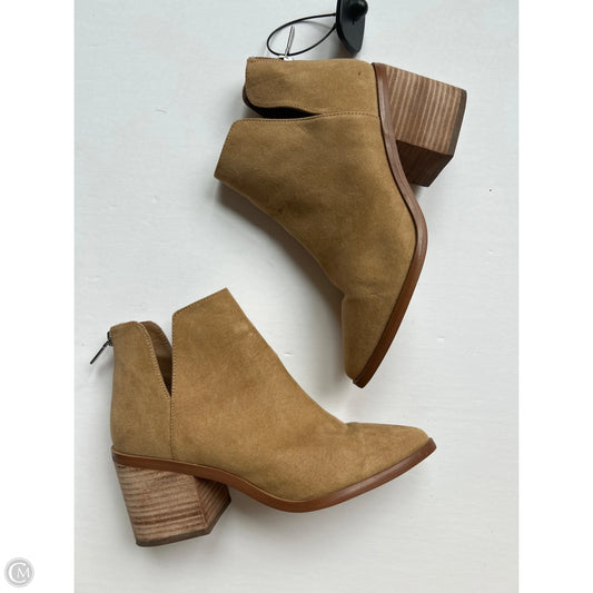 Boots Ankle Heels By Bp In Tan, Size: 7
