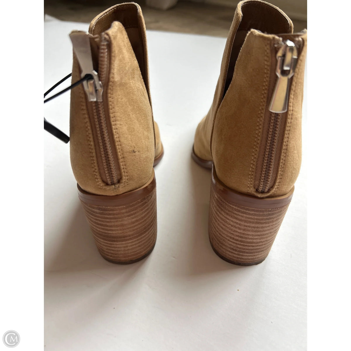 Boots Ankle Heels By Bp In Tan, Size: 7