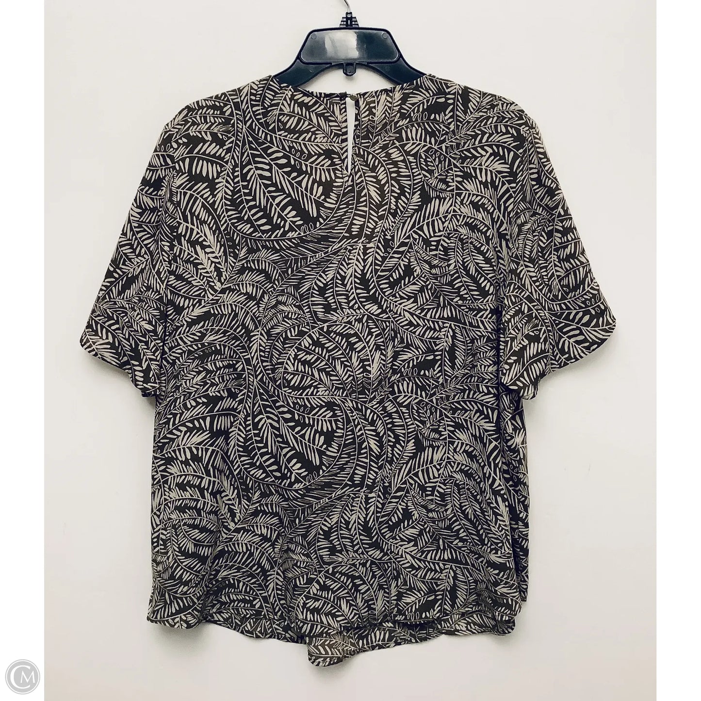 Top Short Sleeve By Liz Claiborne In Green, Size: Xxl