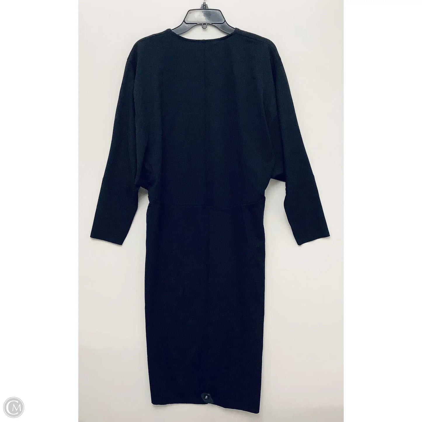 Dress Casual Maxi By Zara In Black, Size: L