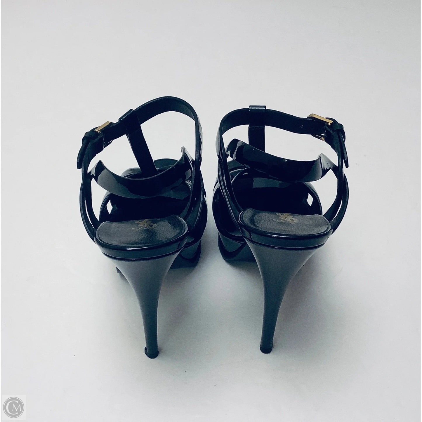 Shoes Luxury Designer By Yves Saint Laurent In Black, Size: 6