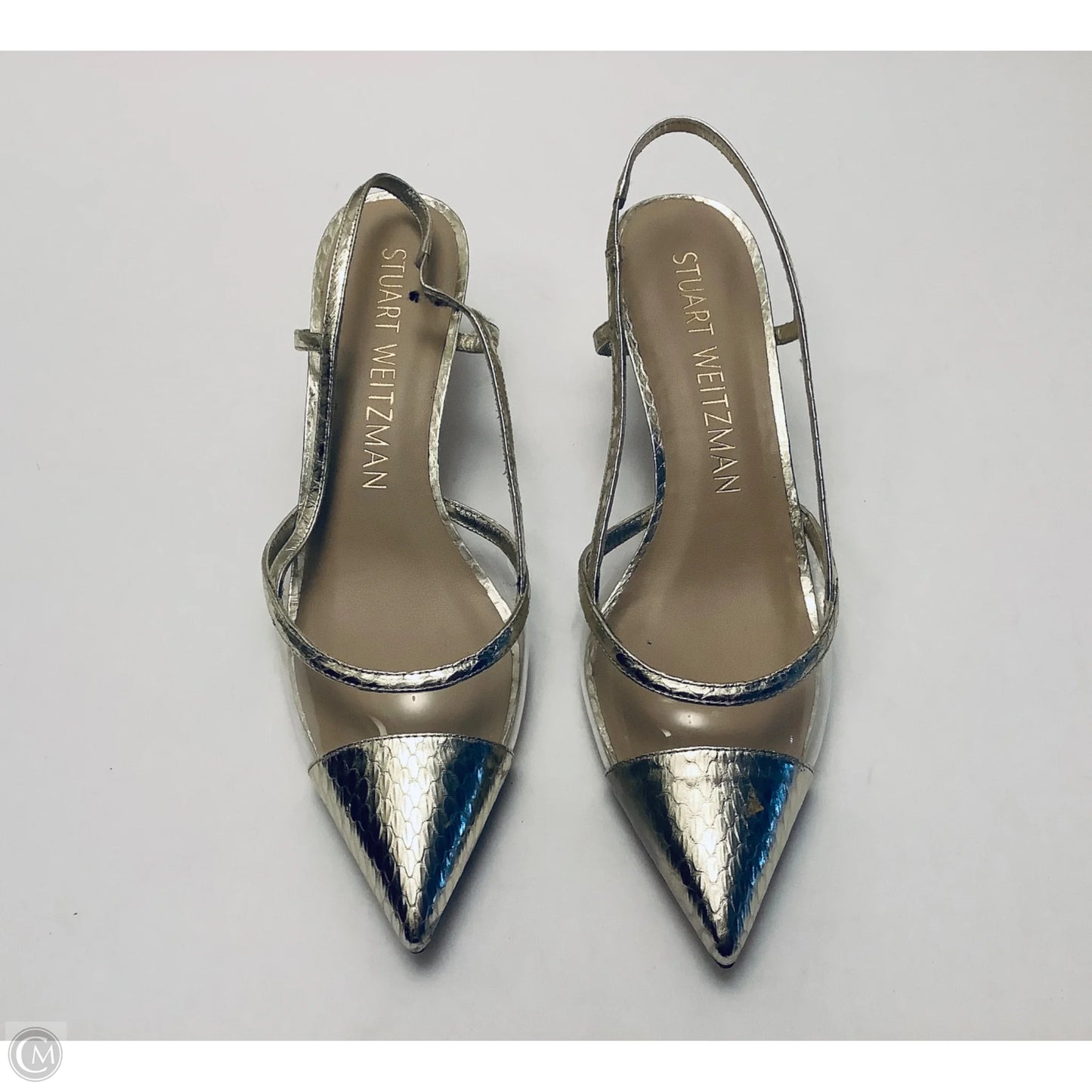 Shoes Designer By Stuart Weitzman In Gold, Size: 9