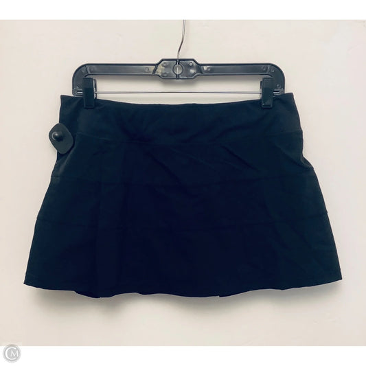 Athletic Skort By Lululemon In Black, Size: Xl