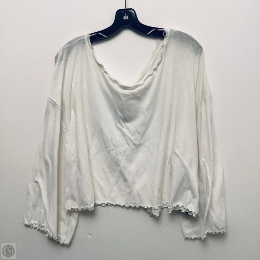 Top Long Sleeve By We The Free In White, Size: L