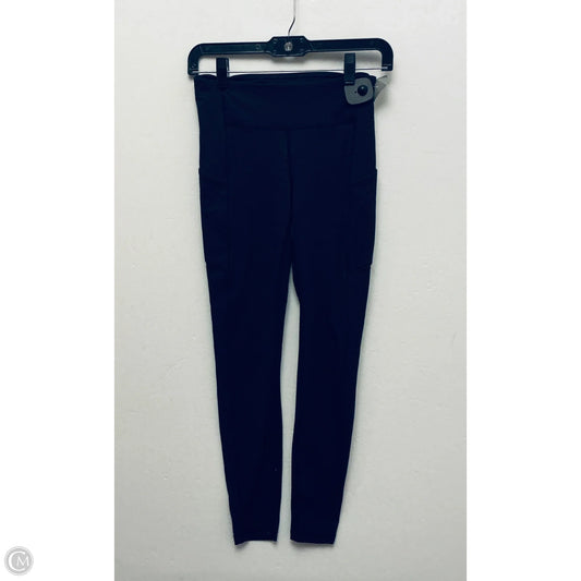 Athletic Leggings By Lululemon In Navy, Size: 4