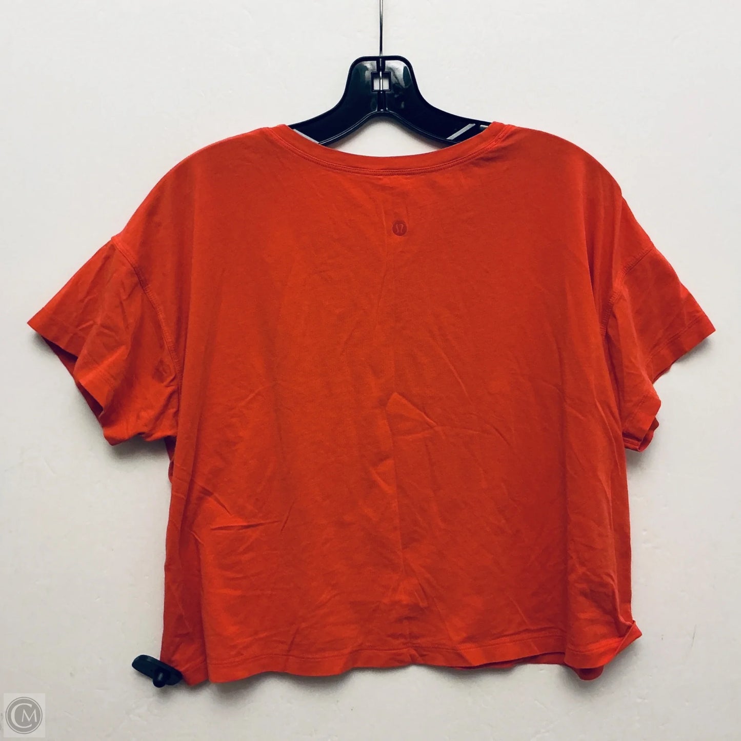 Athletic Top Short Sleeve By Lululemon In Pink, Size: M