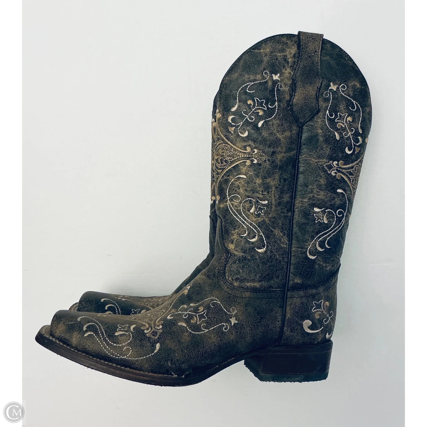 Boots Western By Clothes Mentor In Brown, Size: 10