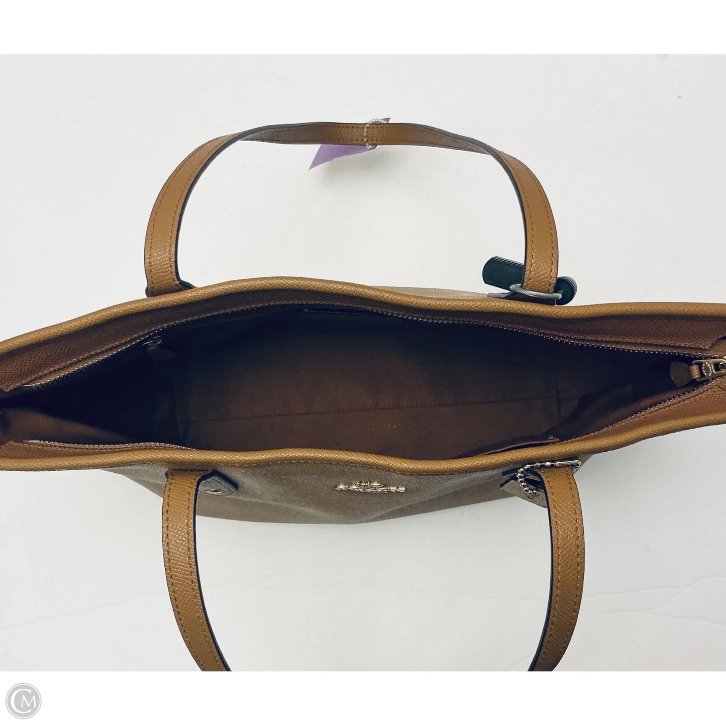 Handbag Designer By Coach, Size: Medium