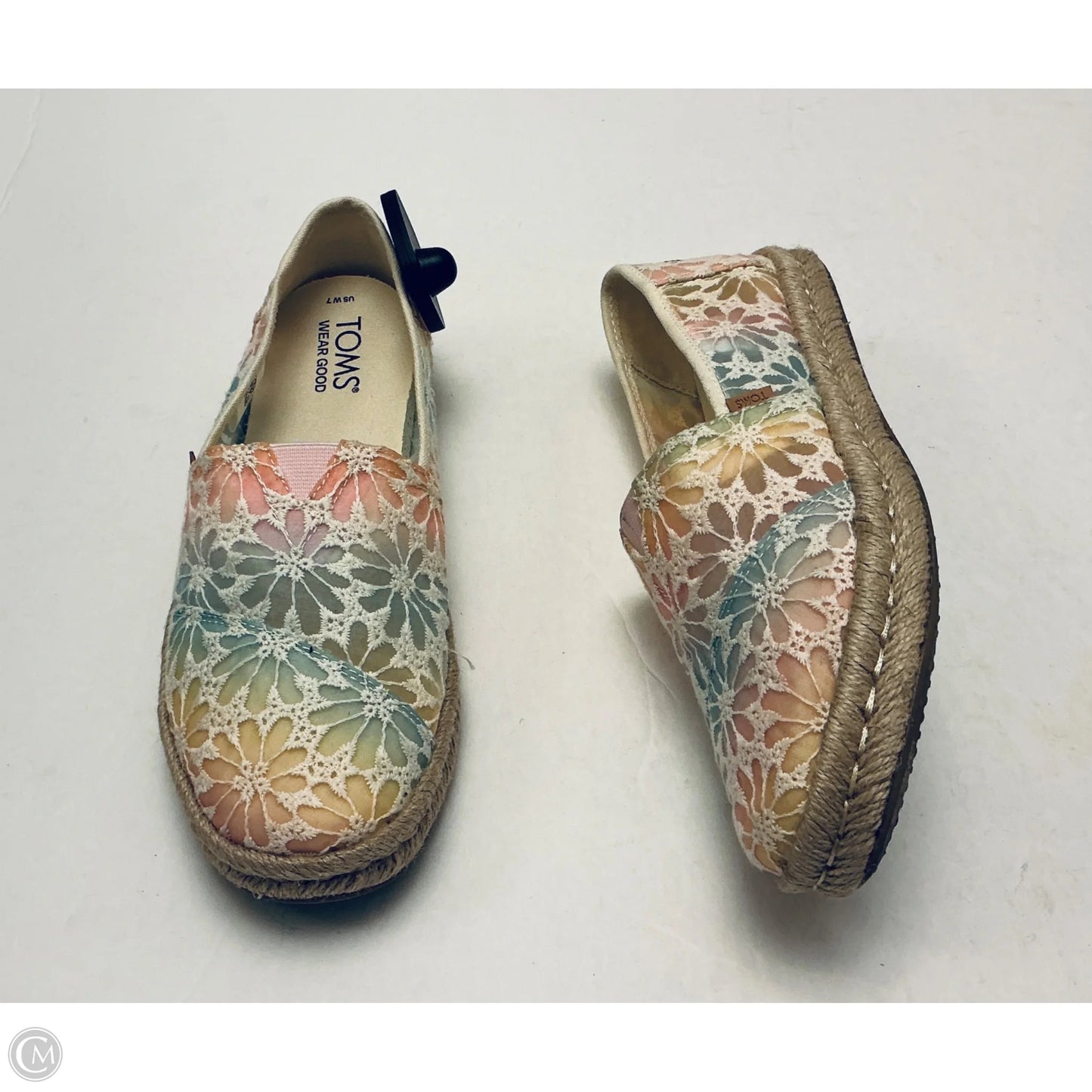 Shoes Flats By Toms In White, Size: 7