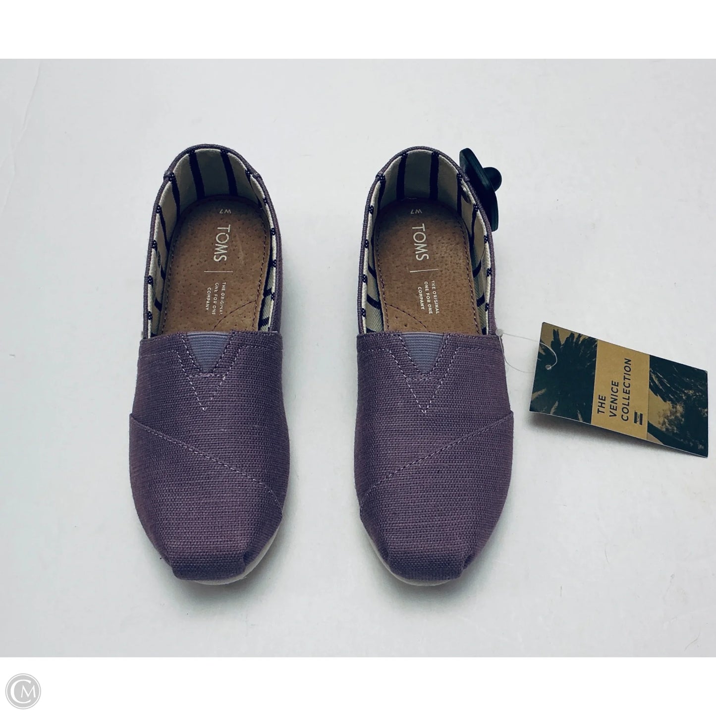 Shoes Flats By Toms In Purple, Size: 7