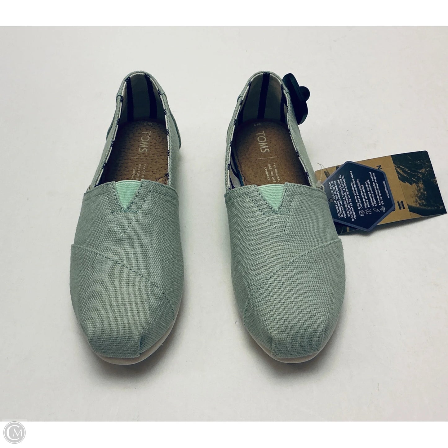 Shoes Flats By Toms In Green, Size: 7