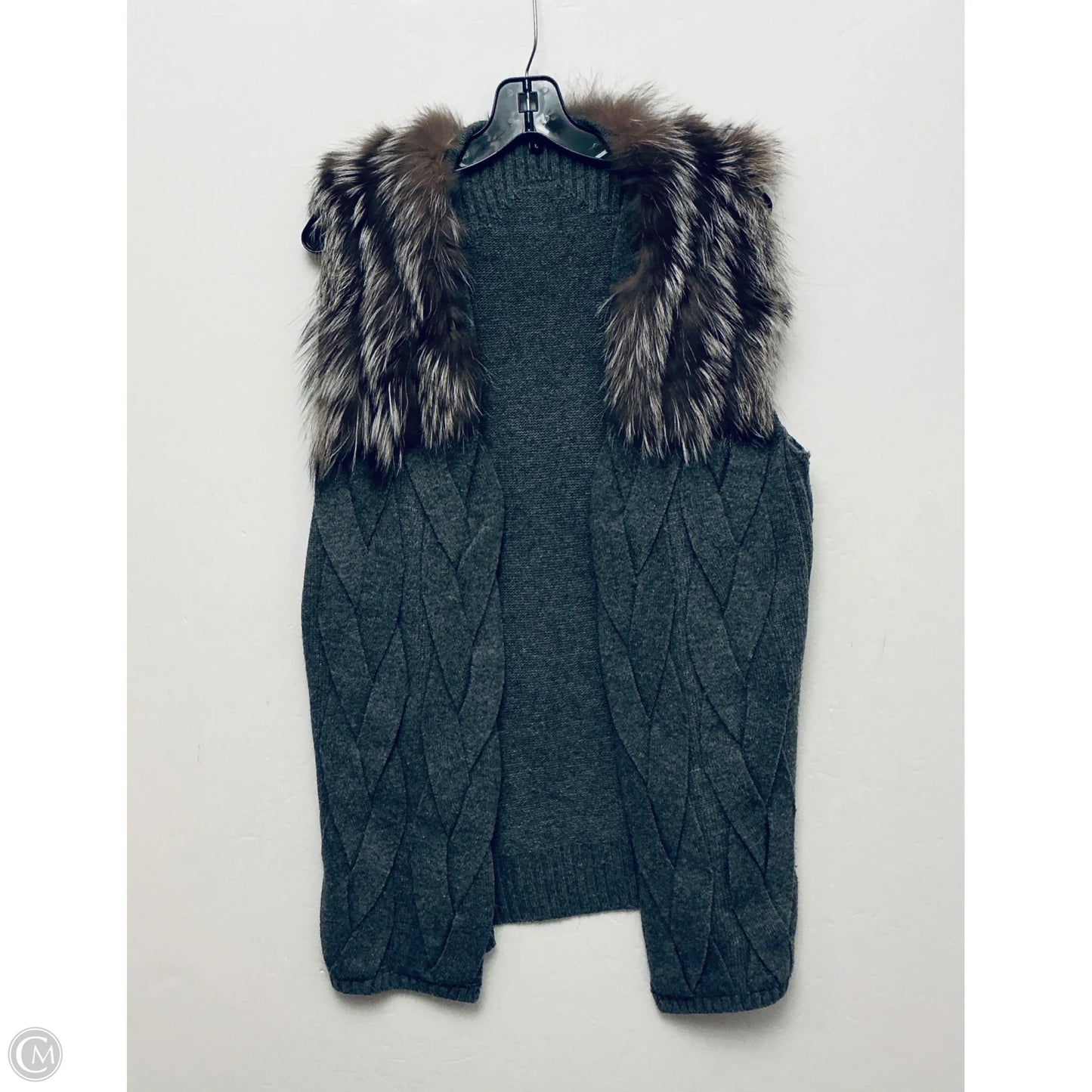 Sweater By Alberto Makali In Grey, Size: L