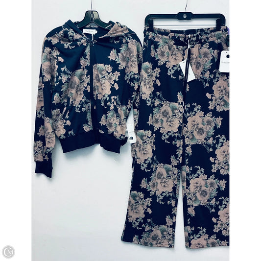 Lounge Set Pants By Cmc In Floral Print, Size: S