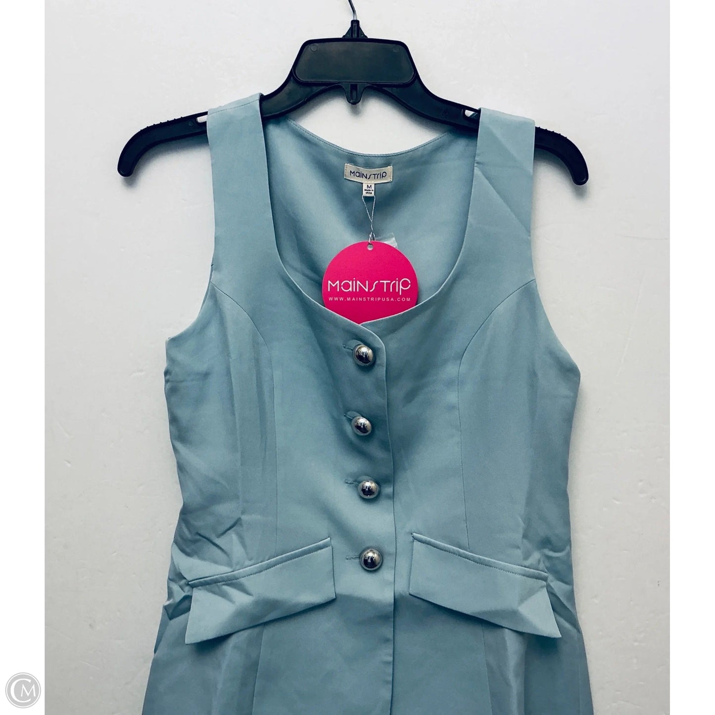 Dress Work By Main Strip In Blue, Size: M