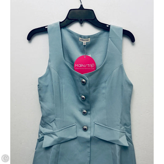Dress Work By Main Strip In Blue, Size: M