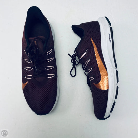 Shoes Sneakers By Nike In Maroon, Size: 10