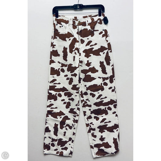 Jeans Wide Leg By Cmf In Animal Print, Size: 6